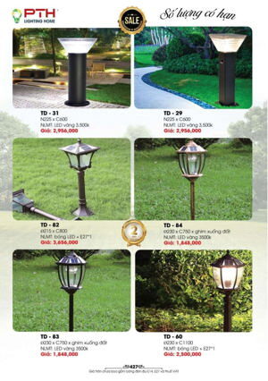 Trụ đèn NLMT ngoài trời TD-29