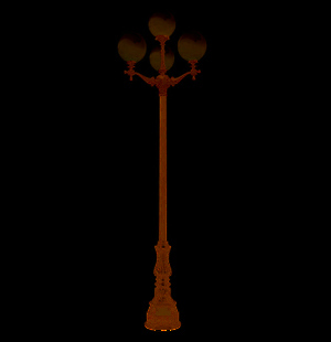 Đèn trụ sân vườn 044