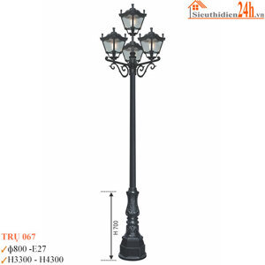Đèn trụ sân vườn 067