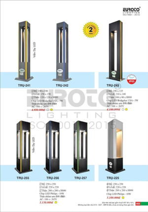 Đèn trụ sân vườn 242