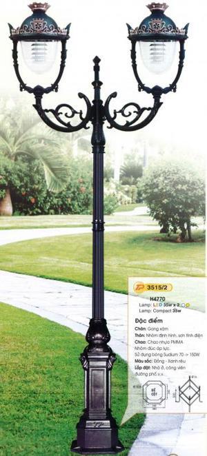 Đèn trụ sân vườn DT 3515/2
