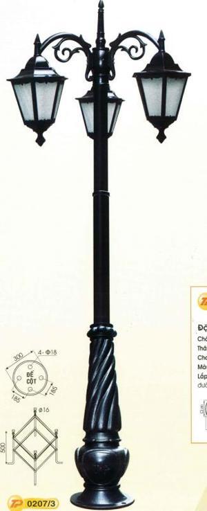 Đèn trụ sân vườn H3200mm 0207/3