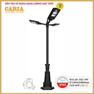 Đèn trụ sân vườn năng lượng mặt trời Solar TRU 095