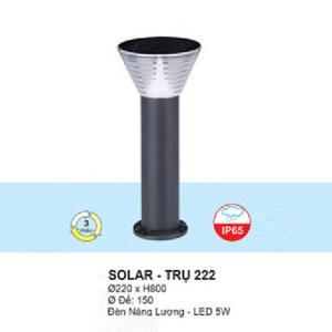 Đèn trụ sân vườn năng lượng mặt trời Solar TRU 222
