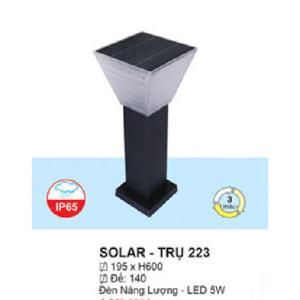 Đèn trụ sân vườn năng lượng mặt trời Solar TRU 223