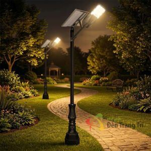 Đèn trụ sân vườn năng lượng mặt trời Solar TRU 093