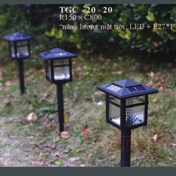 Đèn trụ sân vườn năng lượng mặt trời TGC-20-20