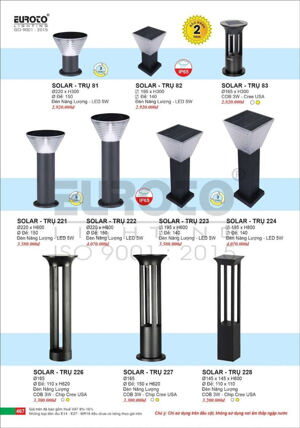 Đèn trụ sân vườn TRỤ 83