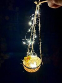 Đèn Trung Thu Thúng Tre và Chú Vịt Con