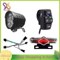 Đèn Trước / Sau Xe Đạp Điện Đèn LED BỘ ABS + Kim Loại Như Thể Hiện Cho 36V 48V 52V 60V