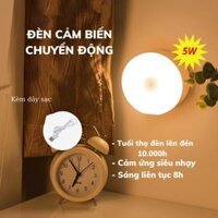 đen tu đong sang khi co nguoi, sử dụng pin sạc cao cấp, tặng cáp sạc. - sáng trắng