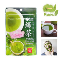 [Đến Từ Nhật Bản 🇯🇵 ] Bột Trà Xanh Matcha Collagen Yanoen 30G Tăng Sức Khỏe Tươi Trẻ Làn Da