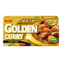 [Đến Từ Nhật Bản 🇯🇵 ] Viên Nấu cà Ri Golden Curry Vị Cay Vừa S&B Foods 198Gram (8 Viên)