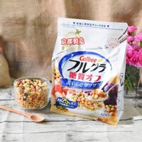 [Đến Từ Nhật Bản] Ngũ Cốc Trái Cây Giảm Cân Calbee Ít Đường 600G Nhiều Chất Xơ Sắt Vitamin