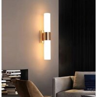 Đèn tường chao thủy tinh, đèn tranh gương DECOR trang trí nội thất,đèn vách phong cách Bắc Âu - 3 chế độ ánh sáng