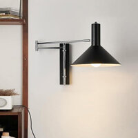 Đèn tường dài tay co giãn tối giản Phòng ngủ công nghiệp với đế E27 Đèn tường có giá đỡ gấp để chiếu sáng hành lang