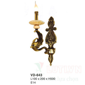 Đèn tường đồng VD 643