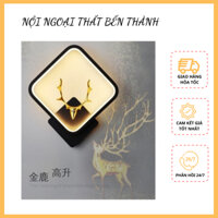 Đèn tường - gắn tường hình sừng hươu mạ vàng hợp kim sơn tĩnh điện trang trí nhà ở, quán cà phê mã VL-E155, VL-E156