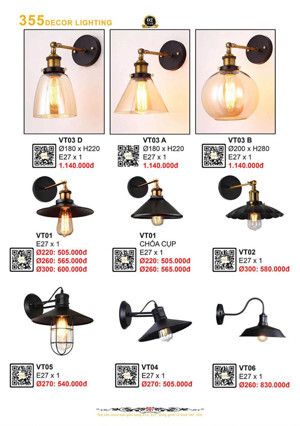 Đèn tường hiện đại VT04