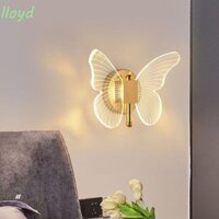 Đèn tường hình bướm LED LLOYD, Đèn trần Acrylic kim loại hiện đại ', Trang trí nội thất Điều chỉnh ba màu Sáng tạo Thanh lịch Đèn tường phòng ngủ Đầu giường