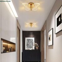 Đèn tường hình bướm LED STYLEAVENUE, Đèn trần Acrylic kim loại hiện đại ', Đèn chiếu sáng trong nhà Điều chỉnh ba màu Thanh lịch sáng tạo Đèn tường phòng ngủ Đầu giường