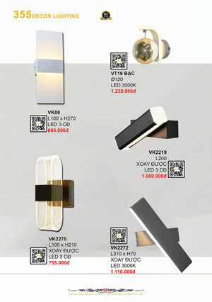 Đèn tường led  hiện đại W150mm VK2270