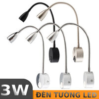 Đèn tường Led rọi trang trí 3W, Đèn học và đọc sách đầu giường Sport Light DW003