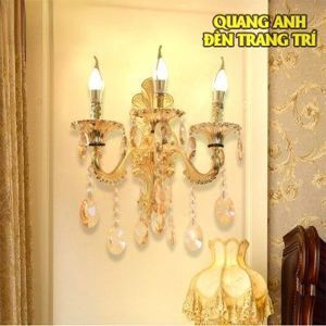 Đèn tường nến vàng kim 020-3