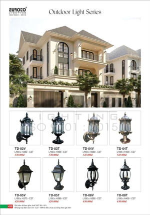 Đèn tường ngoài trời TD-04T