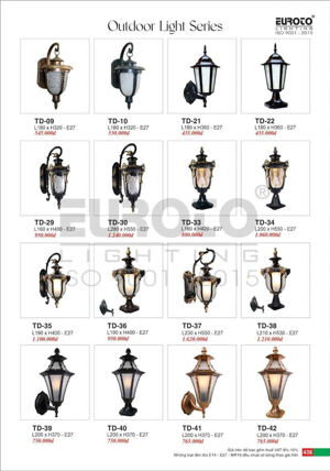 Đèn tường ngoài trời TD-21