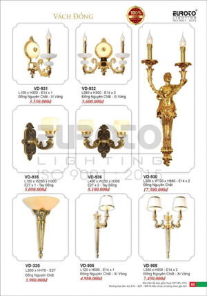 Đèn tường ngoài trời VD-330