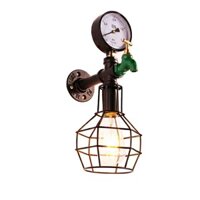 Đèn tường ống cổ điển trang trí đồng hồ nước đồ đạc chiếu sáng đèn tường cổ điển cổ điển cho phòng ngủ cầu thang quán cà phê hành lang lối đi Đèn pin cho ban công phòng ngủ