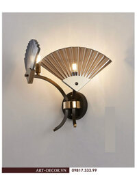 Đèn tường pha lê hình quạt giấy DGT 002