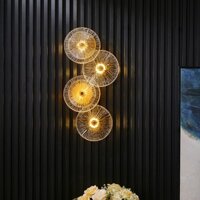 Đèn tường PHALE luxury DECOR trang trí phòng khách, đèn vách, phale siêu sáng K9 (Ảnh thật)