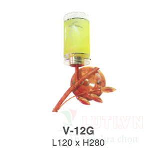 Đèn tường thủy tinh V-12 (12G)