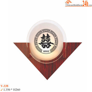 Đèn tường thủy tinh V-338