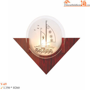 Đèn tường thủy tinh V-69