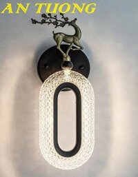 Đèn tường trang trí gắn vách tường phòng khách nội thất đẹp 065