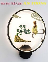 Đèn tường trang trí gắn vách tường phòng khách nội thất đẹp 030