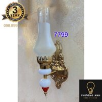 Đèn Tường Trang Trí Hình Đèn Dầu,Sử Dụng Điện 220v -Bóng Đui Xoáy E27 Thông Dụng,Tặng Kèm Bóng Đèn Led