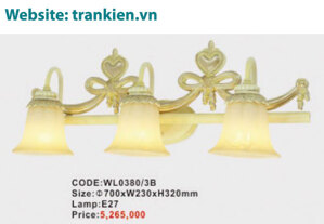 Đèn tường trang trí WL0380/3B