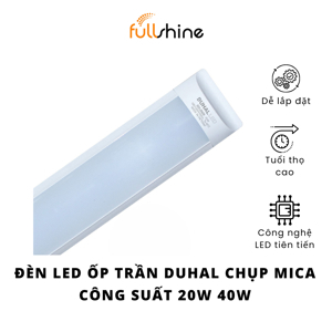 Đèn tuýp led bán nguyệt Duhal KDLD840