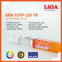 Đèn Tuýp LED LiOA - 18W, Ánh Sáng Trắng/Vàng, Dài 120cm, Tuổi Thọ Cao, Chip Led Hàn Quốc. Mã LED1M2. Bảo Hành 2 năm