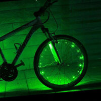 Đèn USB Xe Đạp Trang Trí Bánh Xe Có Sạc 20 Bóng Led 2.2m Led Đom Đóm Led Fairy Light Có Thể Dùng Trang Trí Decor - Xanh lá cây
