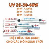 Đèn UV 20-30-40W Diệt Tảo Xanh Cho Hồ Cá Bị Xanh, Hồ Cá Ngoài Trời Bị Rong Rêu [Đèn UV 20-40W]