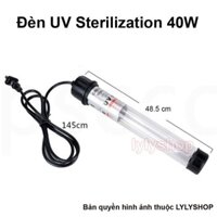 Đèn UV 40W Sterilization King Bóng Kép cao cấp, diệt tảo, diệt khuẩn cho bể cá, hồ cá, hồ thủy sinh siêu sạch ( trắng)