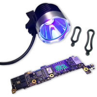 Đèn UV chiếu tia cực tím sấy keo UV