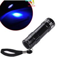 Đèn UV Led Kèm 3 Pin AAA Làm Phát Sáng Màu Phản Quang Acrylic Trong Đêm Tối HUNGACOLOR