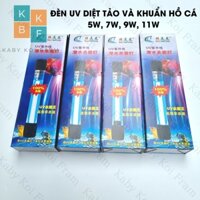 Đèn uv Xuan Me Long 5W, 7W, 9W, 11W diệt tảo, uv diệt khuẩn hồ cá làm trong nước