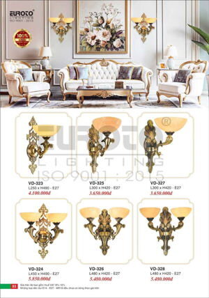 Đèn vách đồng VD-328
